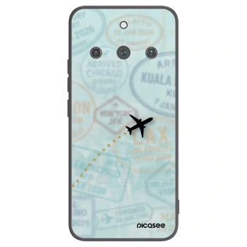 Picasee husă neagră din silicon pentru Realme 11 Pro+ - FLIGHT PATH
