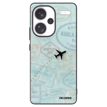 Picasee husă neagră din silicon pentru Xiaomi Redmi Note 13 Pro+ 5G - FLIGHT PATH