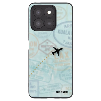 Picasee husă neagră din silicon pentru Honor X8b - FLIGHT PATH