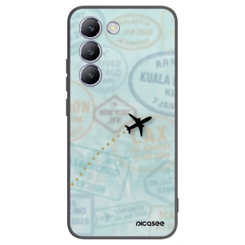 Picasee husă neagră din silicon pentru Vivo V40 SE 5G - FLIGHT PATH
