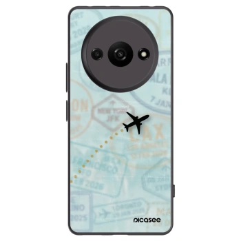 Picasee husă neagră din silicon pentru Xiaomi Redmi A3 - FLIGHT PATH