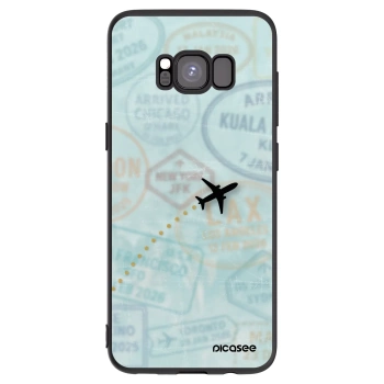 Picasee husă neagră din silicon pentru Samsung Galaxy S8 G950F - FLIGHT PATH