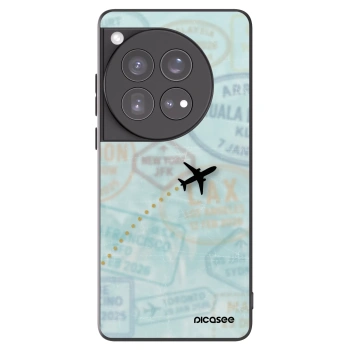 Picasee husă neagră din silicon pentru OnePlus 12 5G - FLIGHT PATH