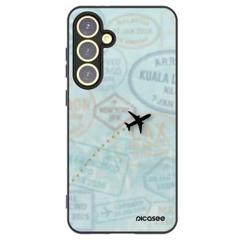 Picasee husă neagră din silicon pentru Samsung Galaxy S24 FE S721B - FLIGHT PATH