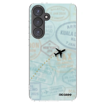 Picasee husă transparentă din silicon pentru Samsung Galaxy S24 FE S721B - FLIGHT PATH