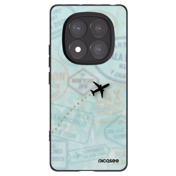 Picasee husă neagră din silicon pentru Xiaomi Redmi Note 14 Pro 5G - FLIGHT PATH