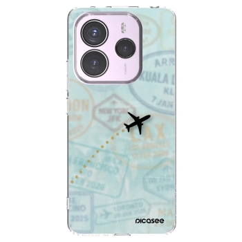 Picasee husă transparentă din silicon pentru Xiaomi Redmi Note 14 5G - FLIGHT PATH