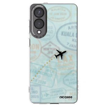 Picasee husă transparentă din silicon pentru Samsung Galaxy S25 Edge 5G - FLIGHT PATH
