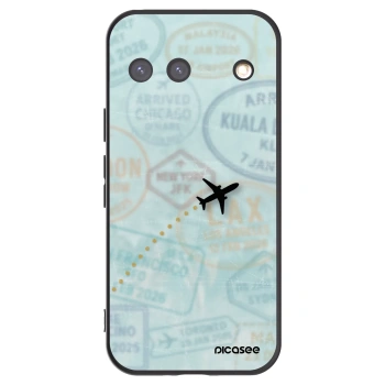 Picasee husă neagră din silicon pentru Google Pixel 9 - FLIGHT PATH