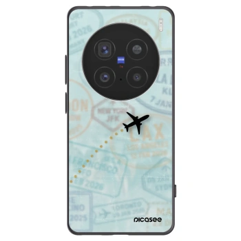 Picasee husă neagră din silicon pentru Vivo X200 Pro - FLIGHT PATH