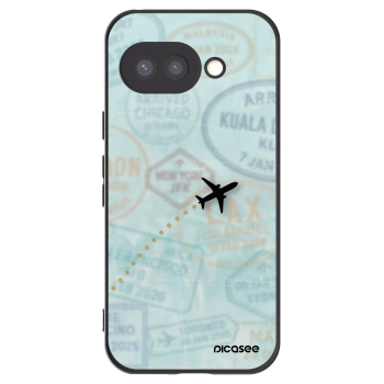 Picasee husă neagră din silicon pentru Google Pixel 9a - FLIGHT PATH