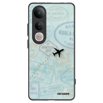 Picasee husă neagră din silicon pentru Vivo V50 Lite 5G - FLIGHT PATH
