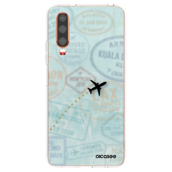 Picasee husă transparentă din silicon pentru Huawei P30 - FLIGHT PATH