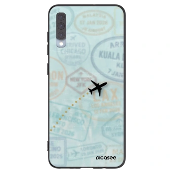 Picasee husă neagră din silicon pentru Samsung Galaxy A70 A705F - FLIGHT PATH