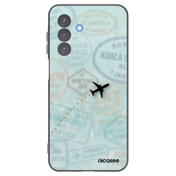 Picasee husă neagră din silicon pentru Samsung Galaxy A17 5G - FLIGHT PATH