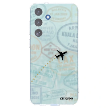 Picasee husă transparentă din silicon pentru Samsung Galaxy S25 FE 5G - FLIGHT PATH
