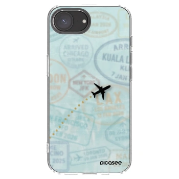 Picasee husă transparentă din silicon pentru Apple iPhone 17e - FLIGHT PATH