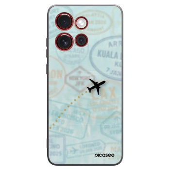 Picasee husă neagră din silicon pentru Motorola Edge 60 Neo 5G - FLIGHT PATH