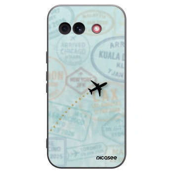 Picasee husă neagră din silicon pentru Google Pixel 10a - FLIGHT PATH