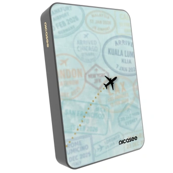 Picasee Powerbank cu MagSafe 10 000 mAh Gri - FLIGHT PATH