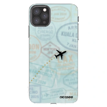 Picasee husă transparentă din silicon pentru Apple iPhone 11 Pro Max - FLIGHT PATH
