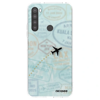 Picasee husă transparentă din silicon pentru Xiaomi Redmi Note 8 - FLIGHT PATH