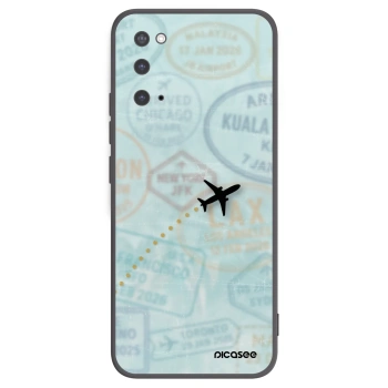 Picasee husă neagră din silicon pentru Samsung Galaxy S20 G980F - FLIGHT PATH