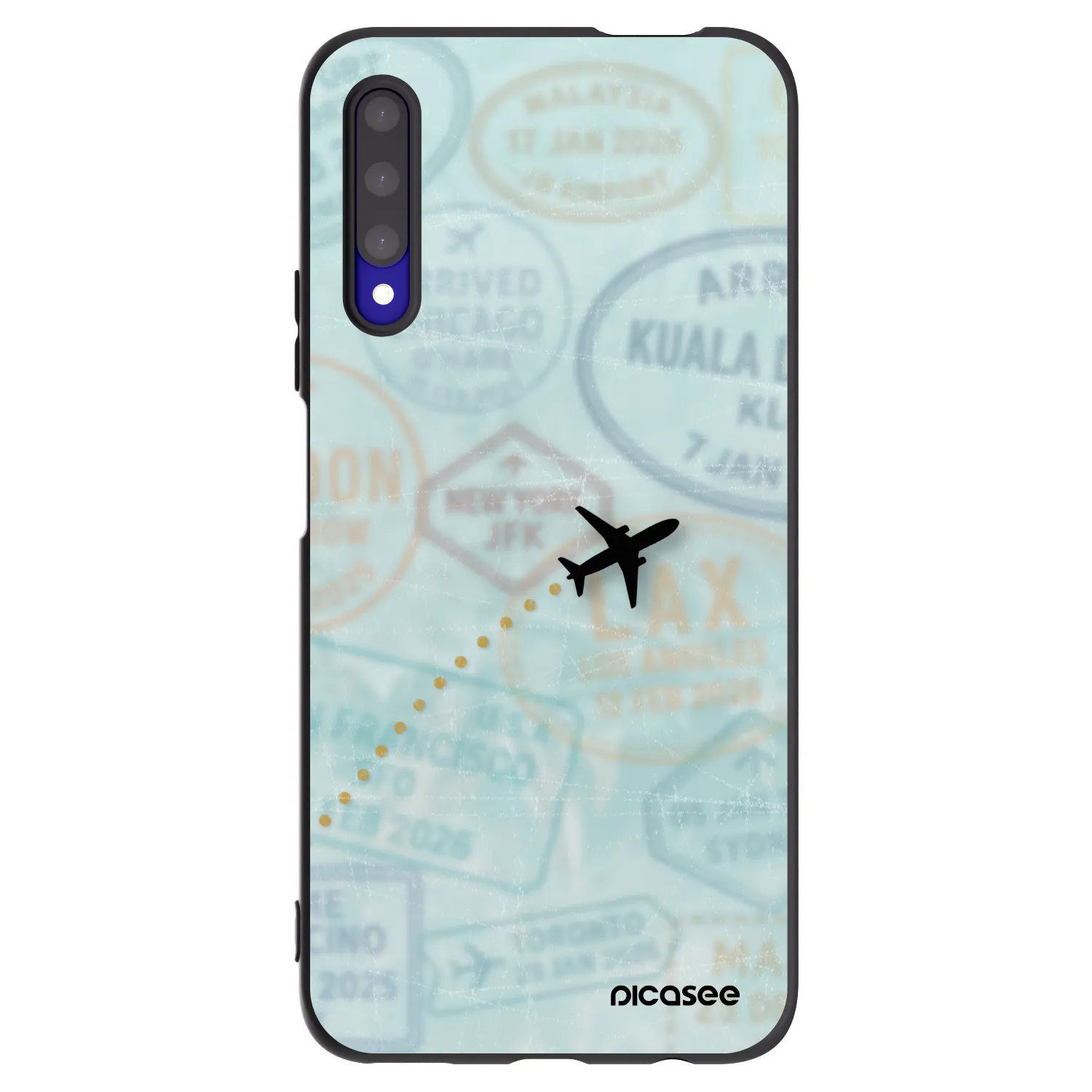 Picasee husă neagră din silicon pentru Honor 9X Pro - FLIGHT PATH