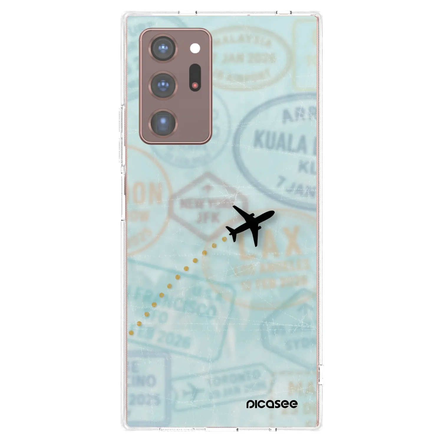 Picasee husă transparentă din silicon pentru Samsung Galaxy Note 20 Ultra - FLIGHT PATH