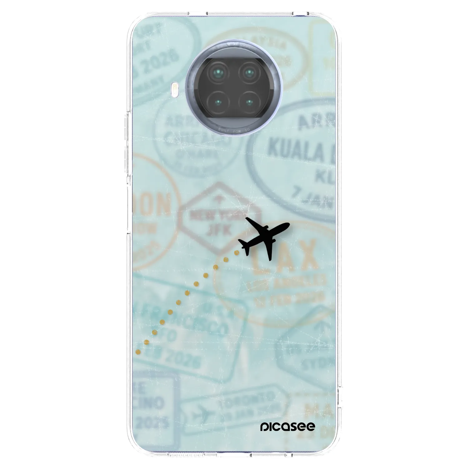 Picasee husă transparentă din silicon pentru Xiaomi Mi 10T Lite - FLIGHT PATH