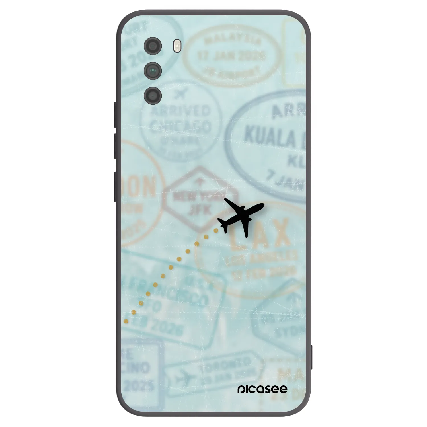 Picasee husă neagră din silicon pentru Xiaomi Poco M3 - FLIGHT PATH