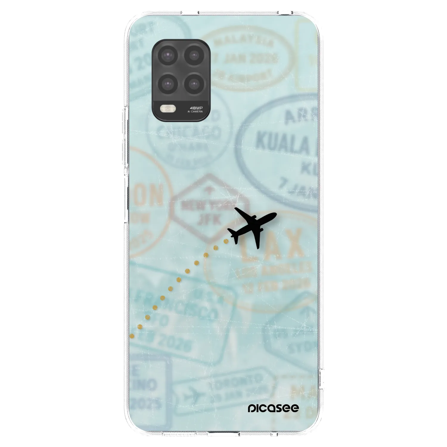 Picasee husă transparentă din silicon pentru Xiaomi Mi 10 Lite - FLIGHT PATH