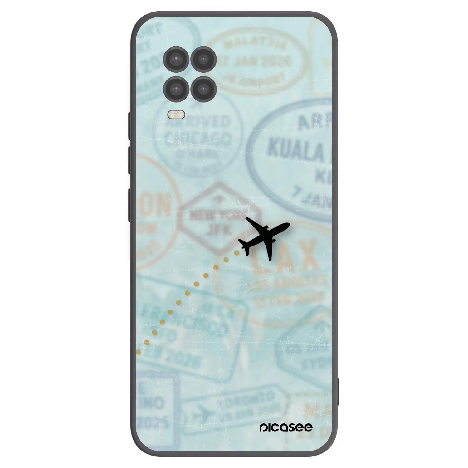 Picasee husă neagră din silicon pentru Xiaomi Mi 10 Lite - FLIGHT PATH