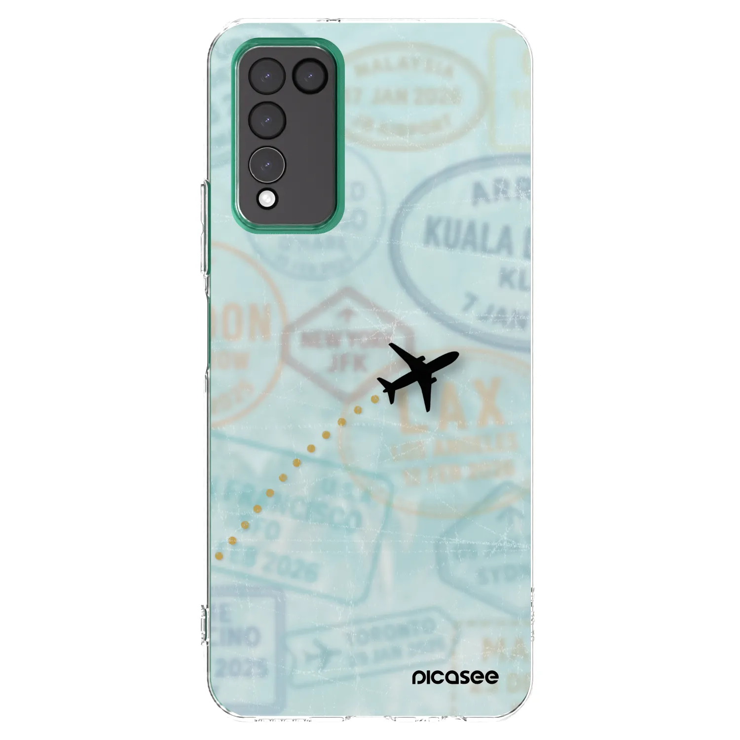 Picasee husă transparentă din silicon pentru Honor 10X Lite - FLIGHT PATH