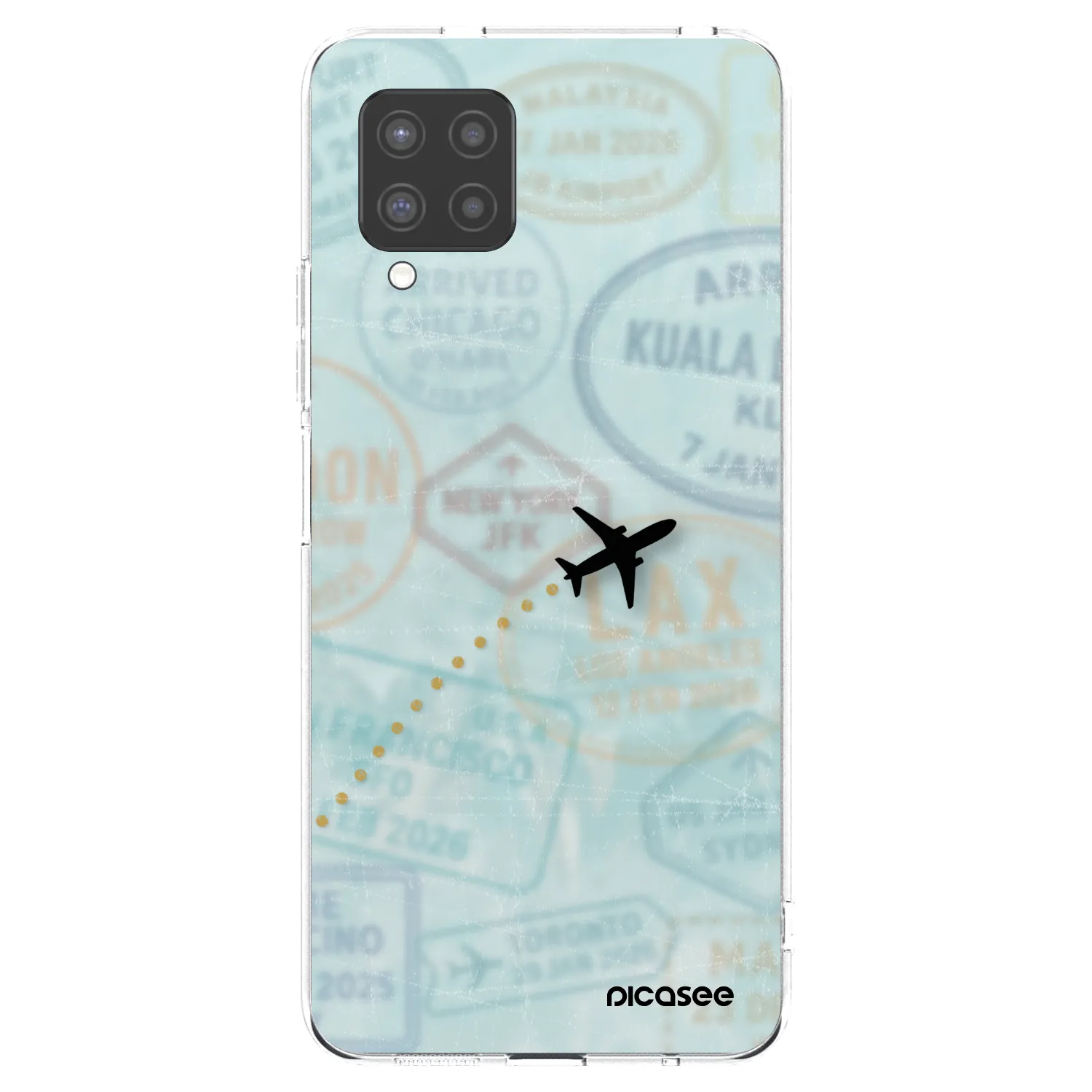Picasee husă transparentă din silicon pentru Samsung Galaxy A42 A426B - FLIGHT PATH