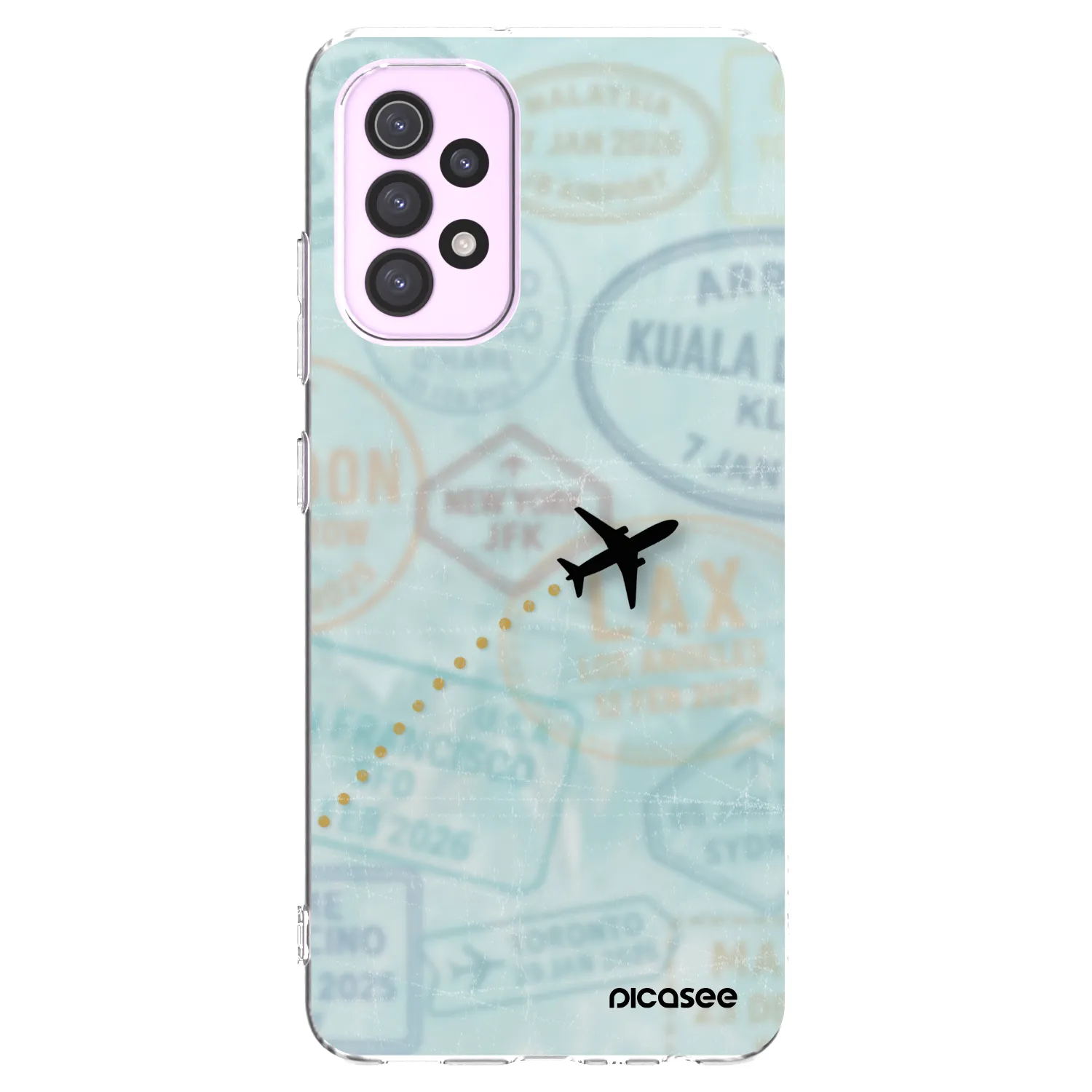 Picasee husă transparentă din silicon pentru Samsung Galaxy A32 5G A326B - FLIGHT PATH