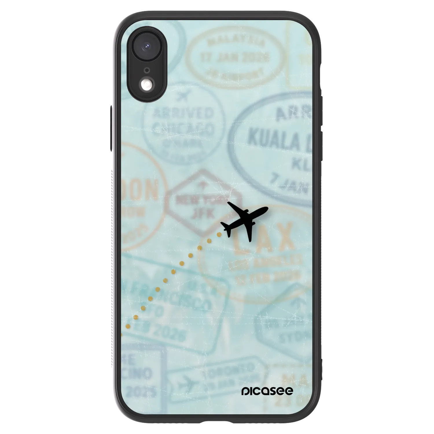 Picasee ULTIMATE CASE pentru Apple iPhone XR - FLIGHT PATH