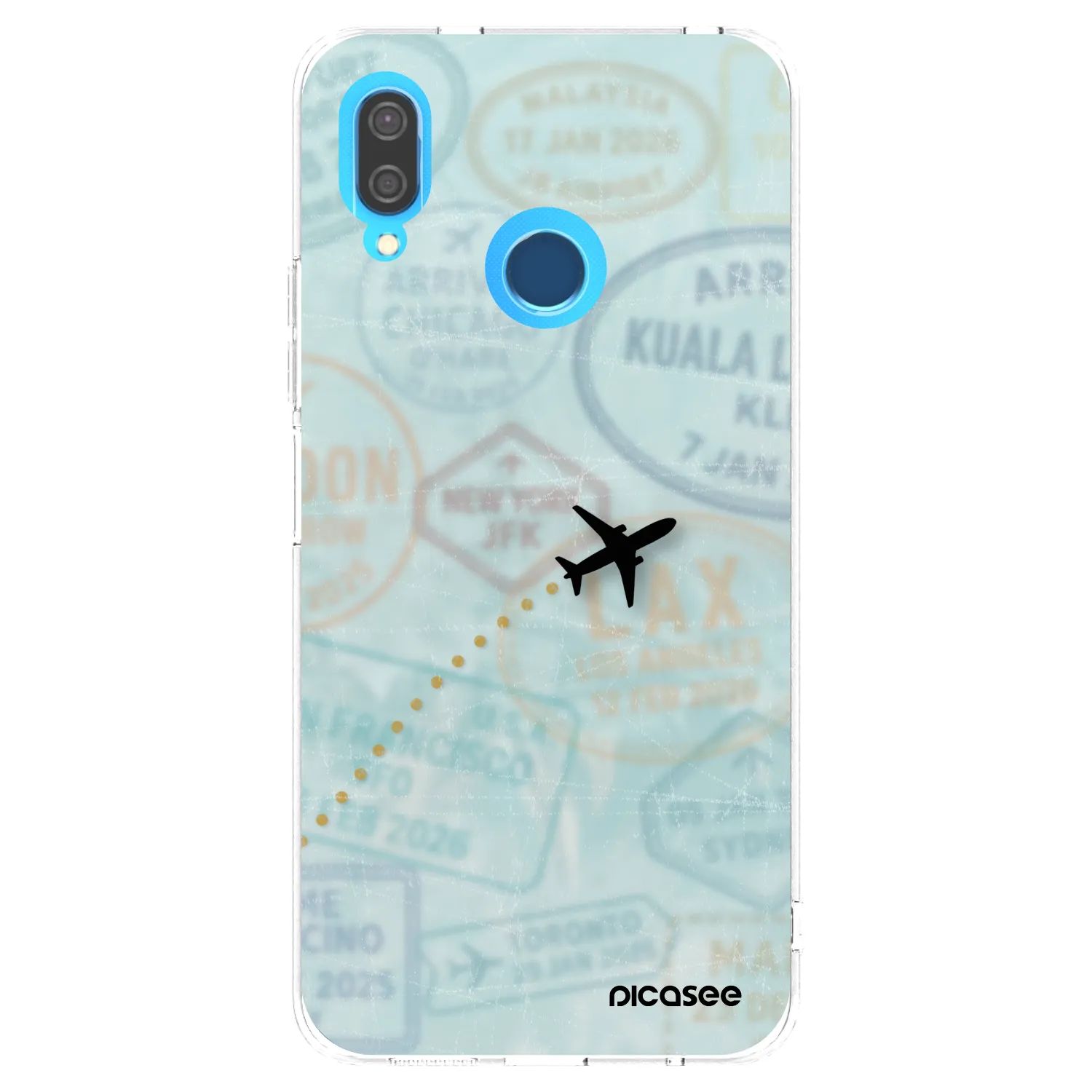 Picasee husă transparentă din silicon pentru Huawei P20 Lite - FLIGHT PATH