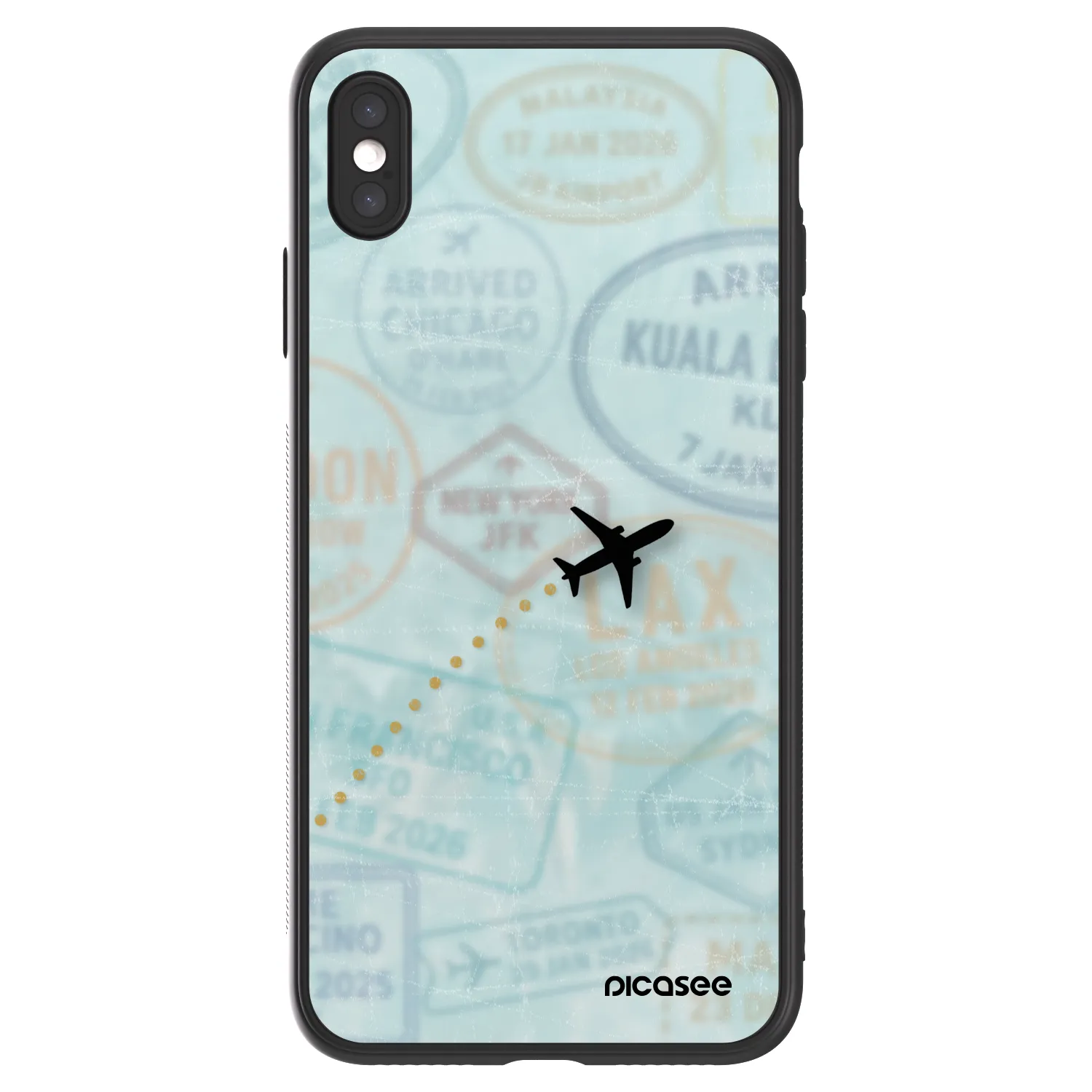 Picasee ULTIMATE CASE pentru Apple iPhone XS Max - FLIGHT PATH