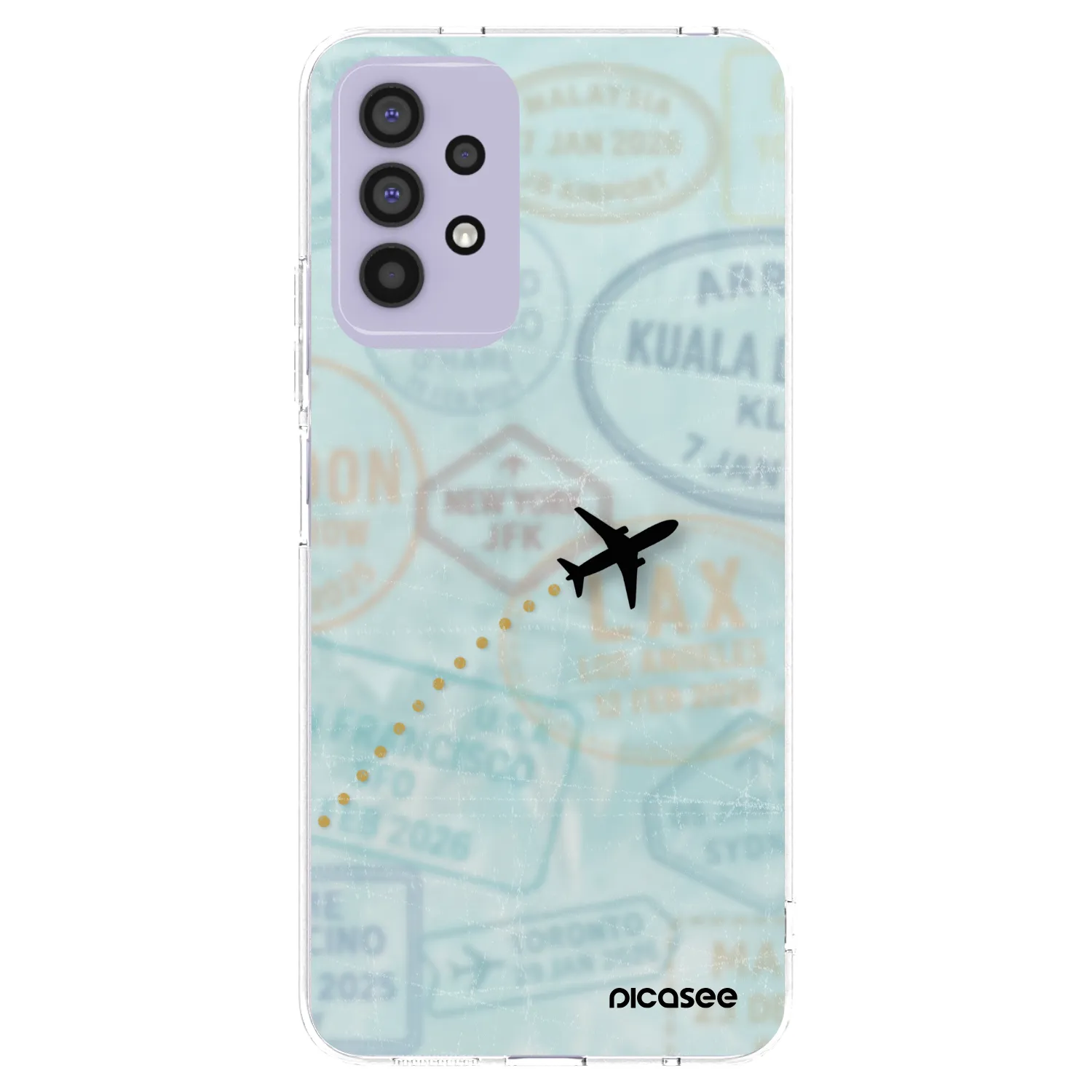 Picasee husă transparentă din silicon pentru Samsung Galaxy A32 4G SM-A325F - FLIGHT PATH