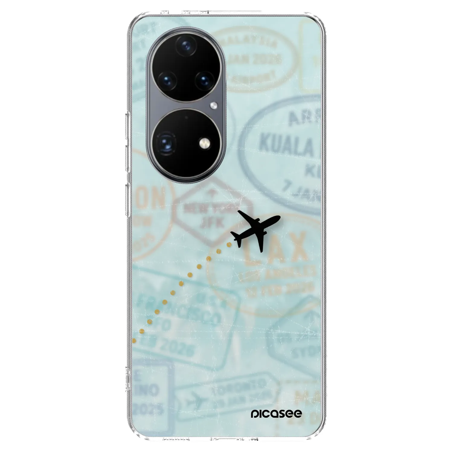 Picasee husă transparentă din silicon pentru Huawei P50 - FLIGHT PATH