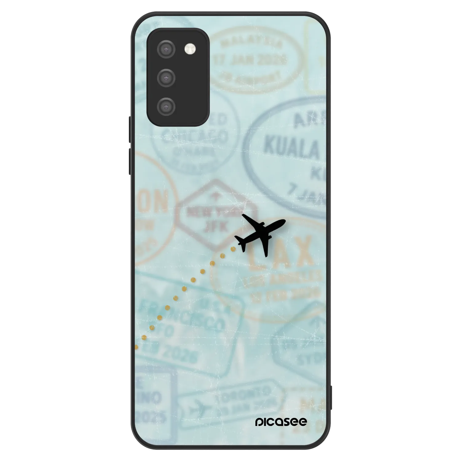 Picasee ULTIMATE CASE pentru Samsung Galaxy A02s A025G - FLIGHT PATH