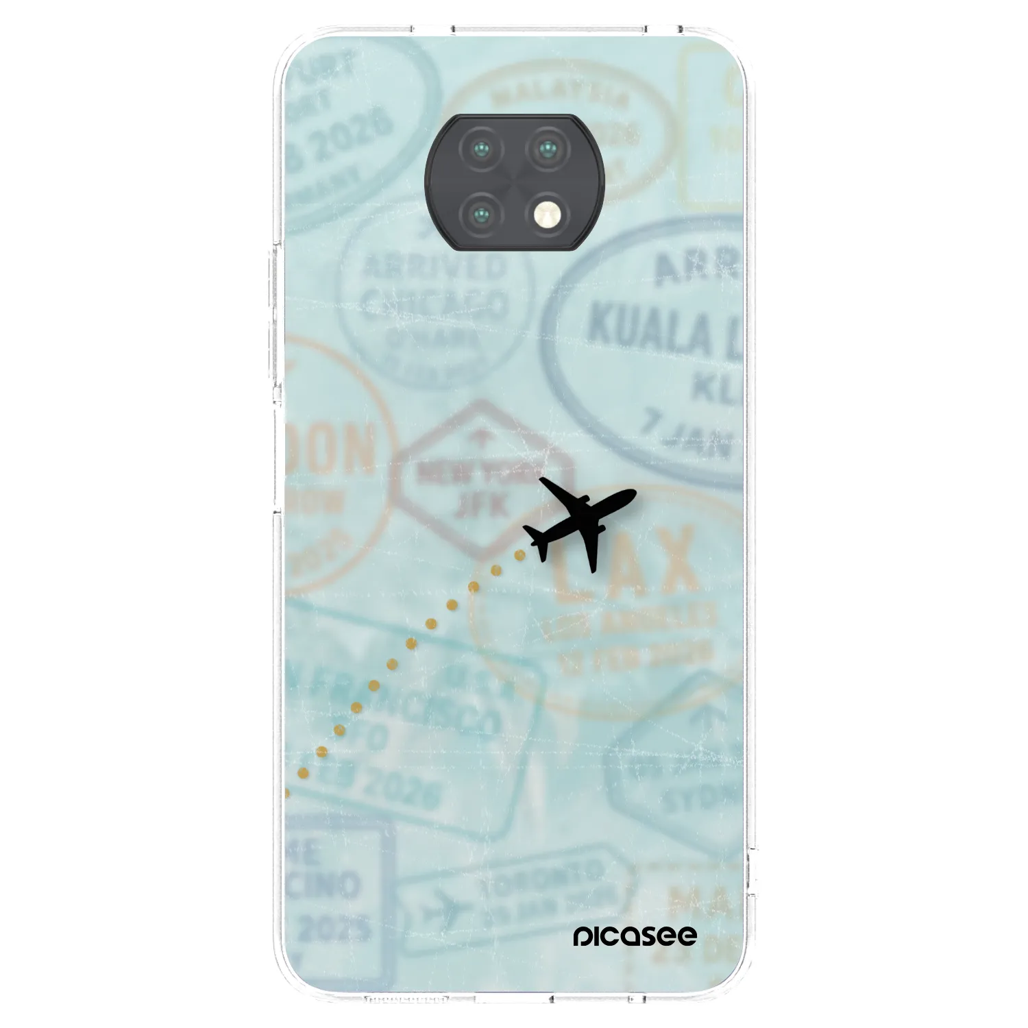 Picasee husă transparentă din silicon pentru Xiaomi Redmi Note 9T - FLIGHT PATH