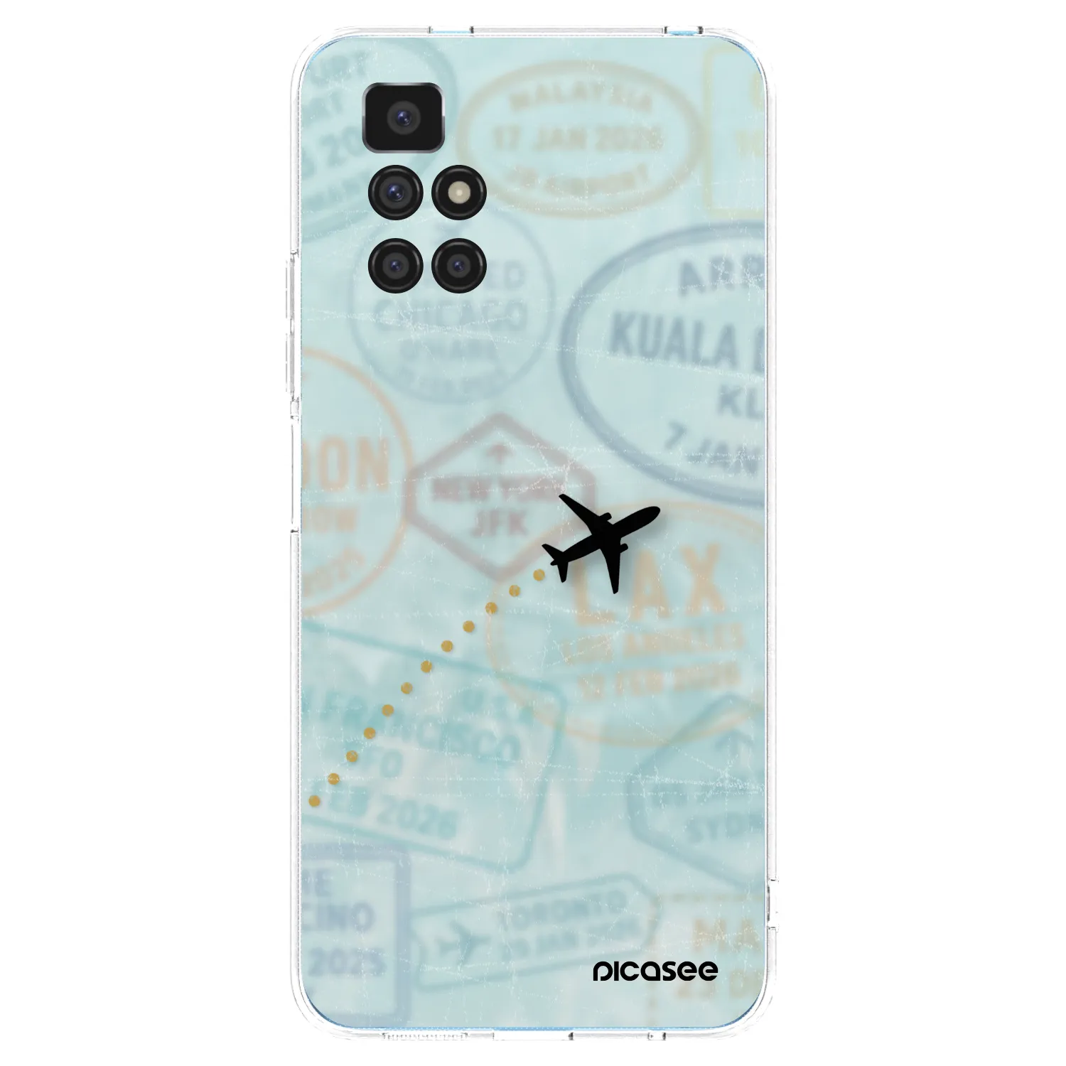 Picasee husă transparentă din silicon pentru Xiaomi Redmi 10 - FLIGHT PATH