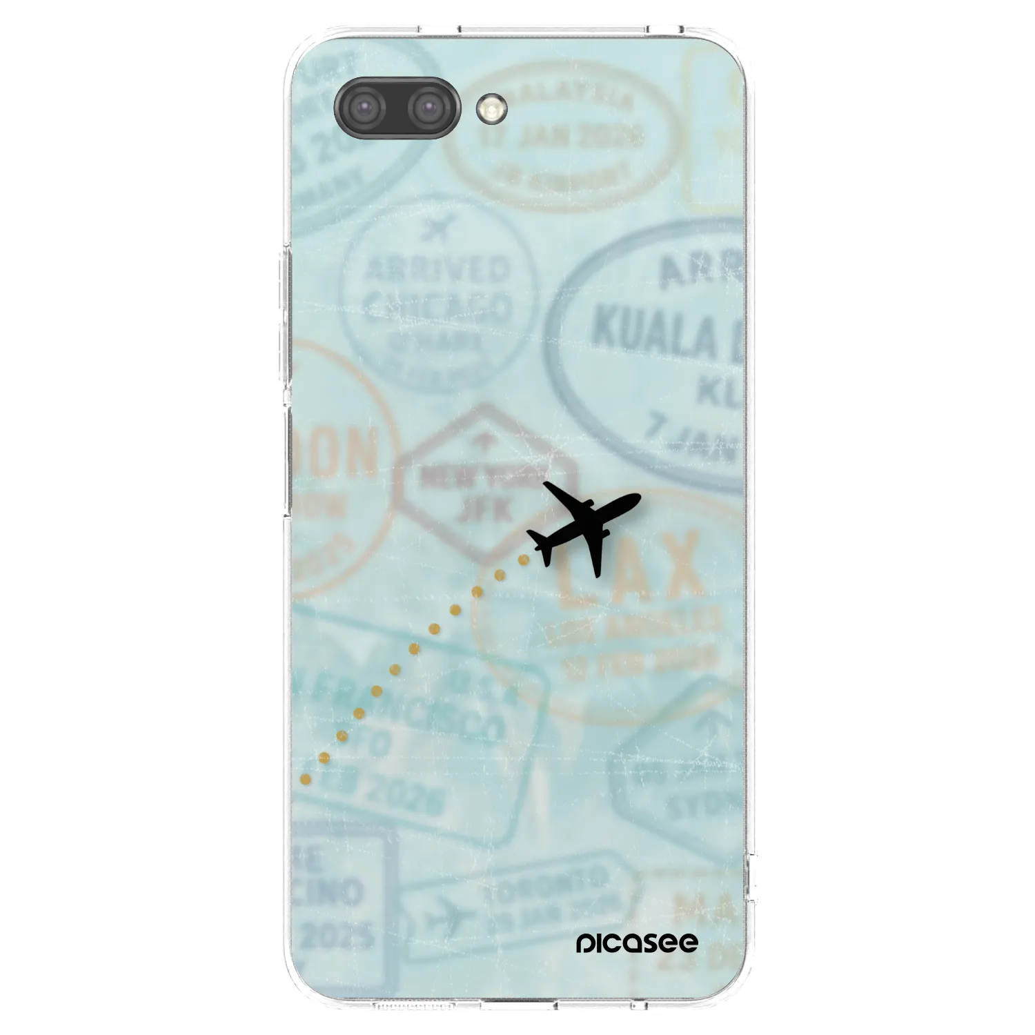 Picasee husă transparentă din silicon pentru Honor 10 - FLIGHT PATH
