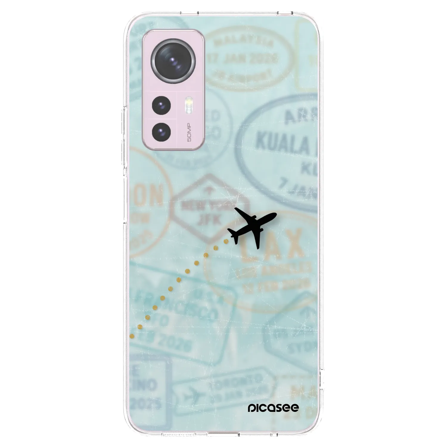 Picasee husă transparentă din silicon pentru Xiaomi 12 - FLIGHT PATH