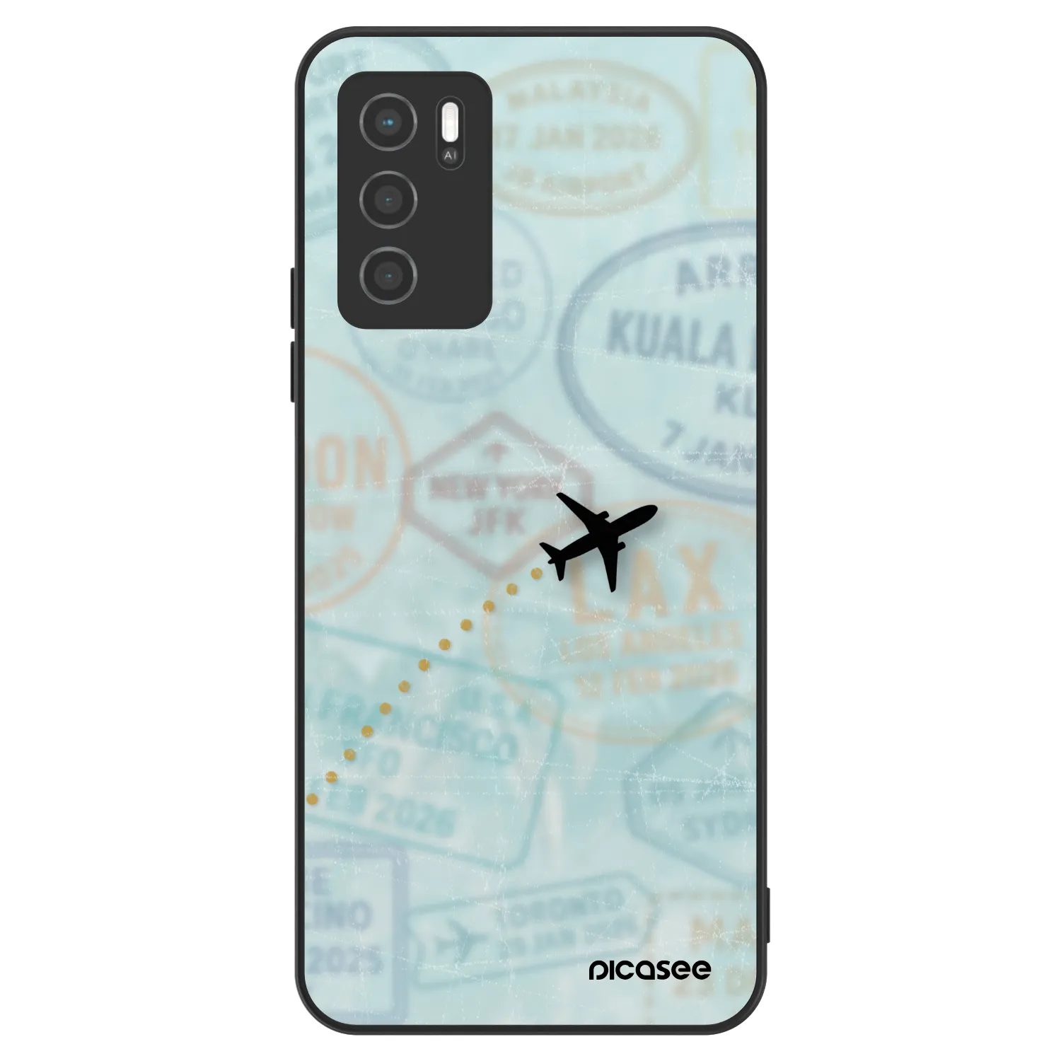 Picasee ULTIMATE CASE pentru OPPO A16s - FLIGHT PATH