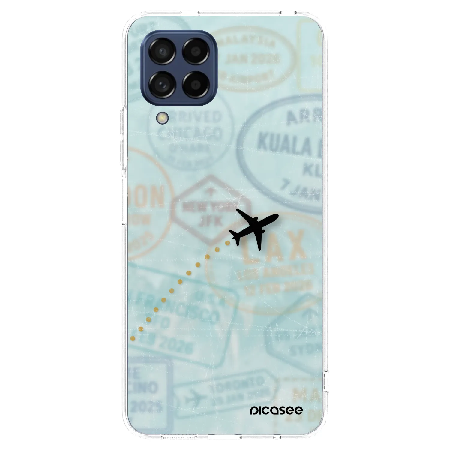 Picasee husă transparentă din silicon pentru Samsung Galaxy M53 5G - FLIGHT PATH