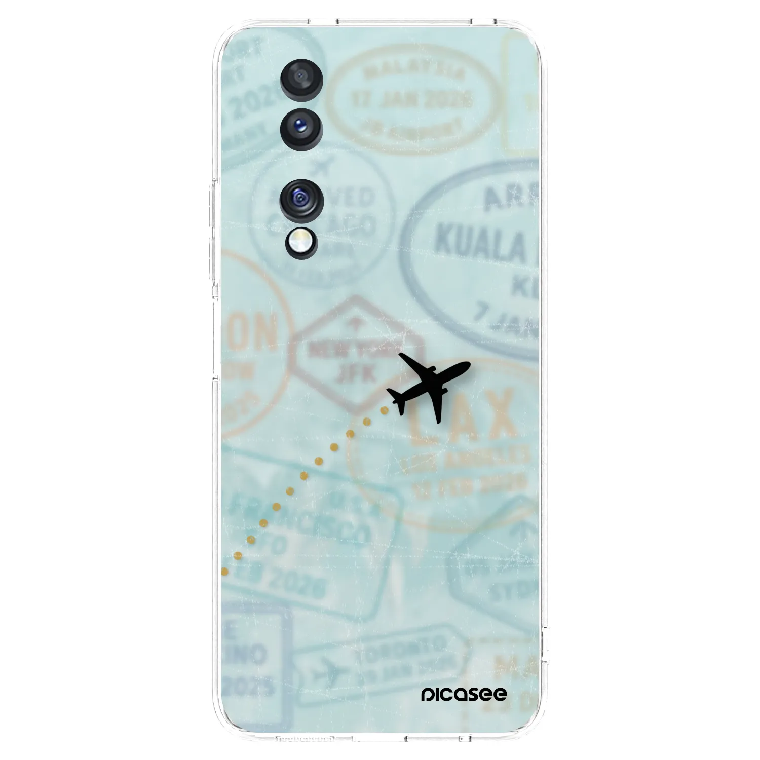 Picasee husă transparentă din silicon pentru Honor 70 - FLIGHT PATH