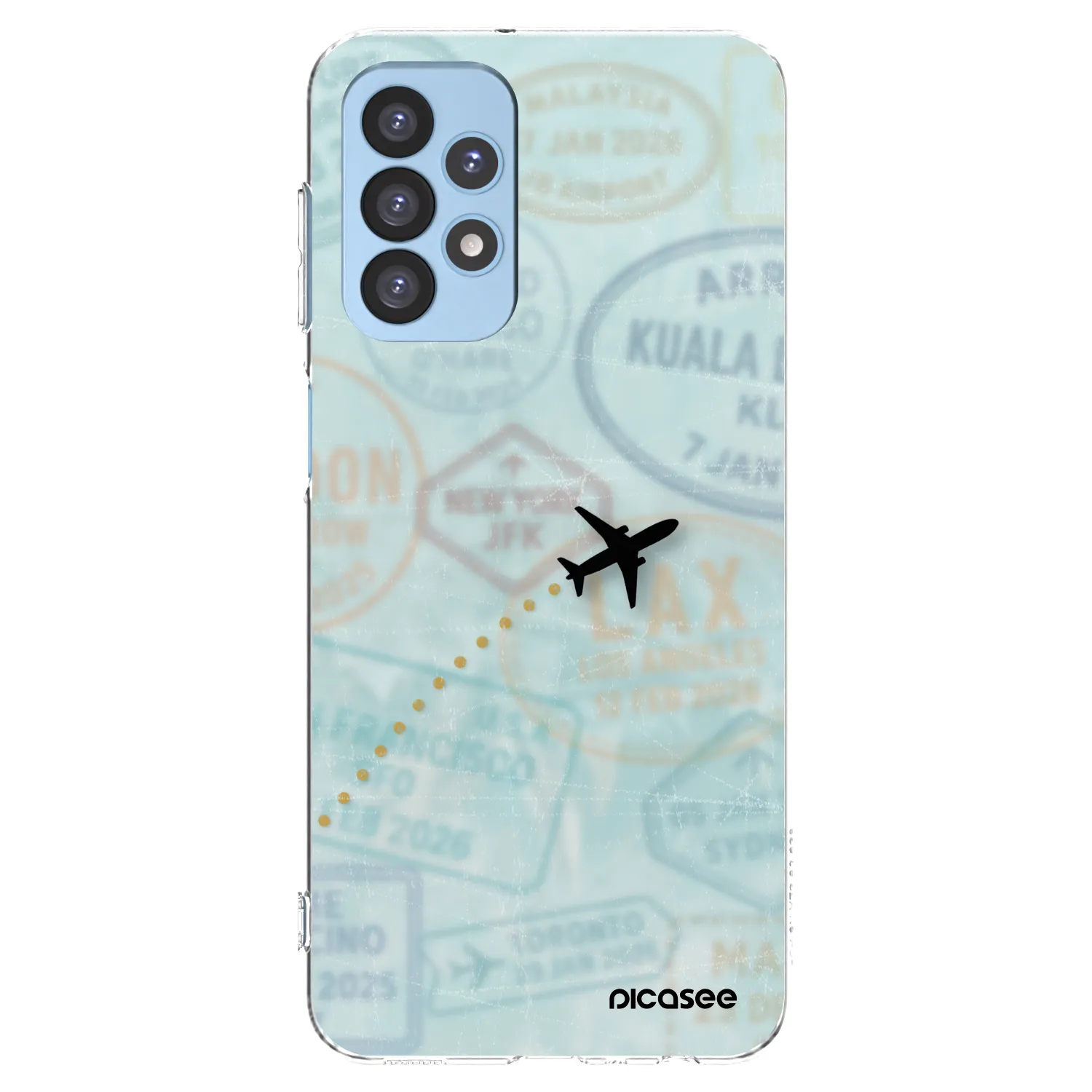 Picasee husă transparentă din silicon pentru Samsung Galaxy A23 A235F 4G - FLIGHT PATH